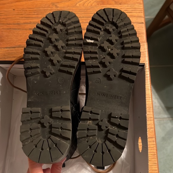 Women’s black Piercy combat boots size 8 - Picture 9 of 10